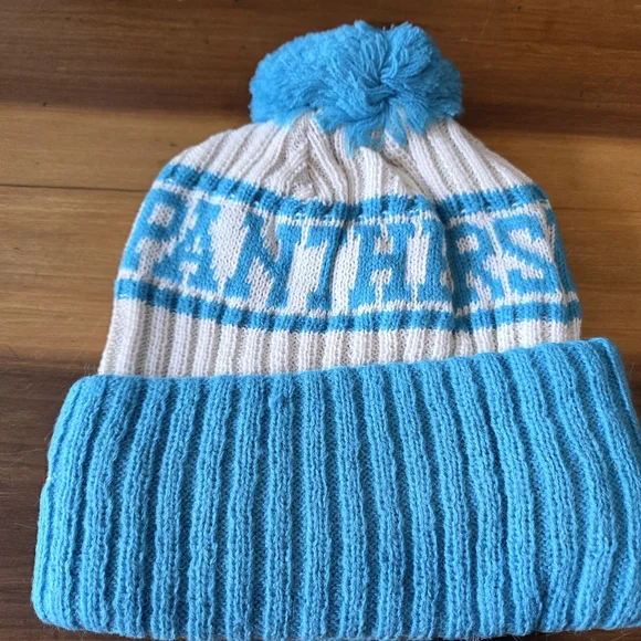 CAROLINA PANTHERS NFL BLUE BEANIE - Picture 2 of 2